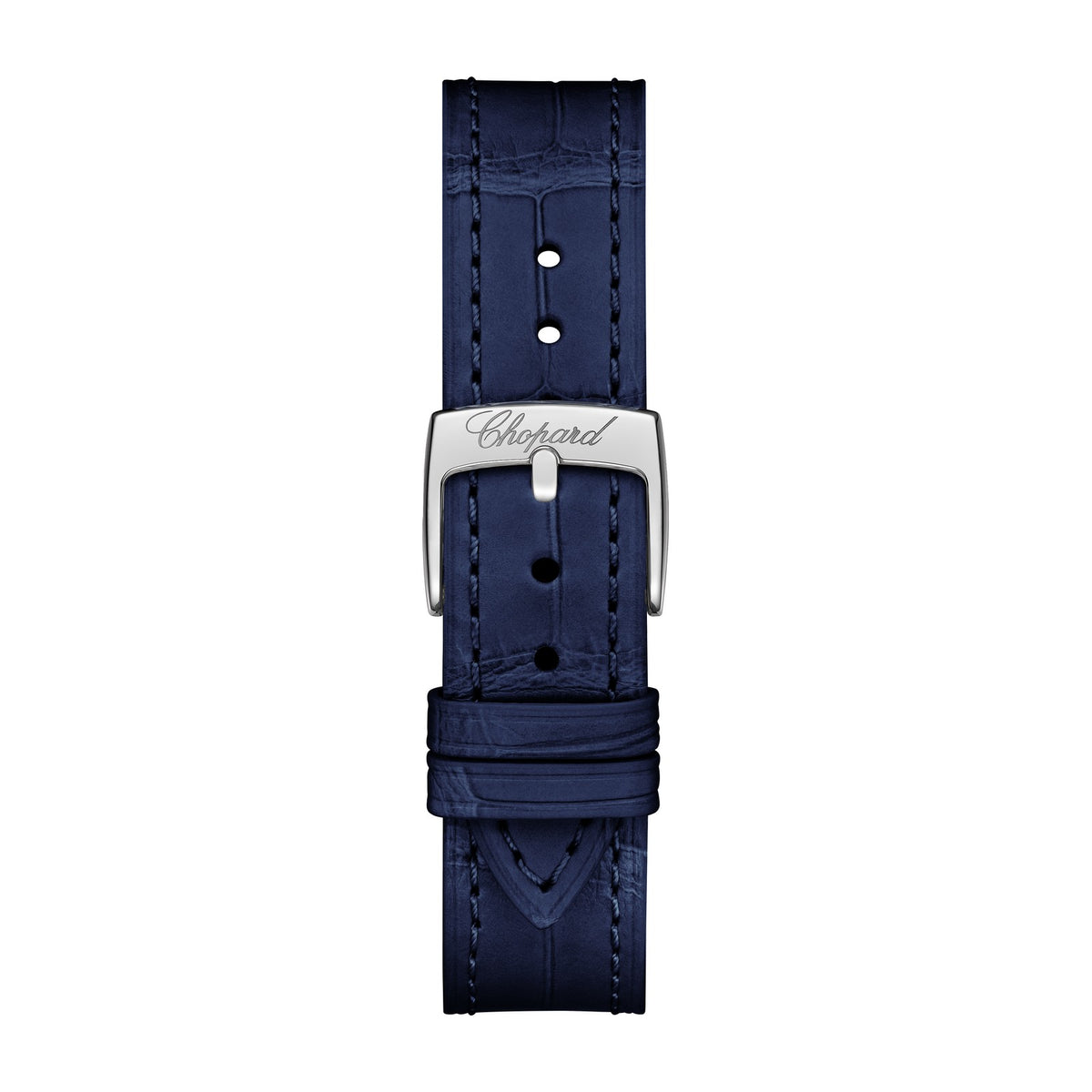 Chopard Happy Sport watch in 18k ethical white gold with moving diamonds, view 4