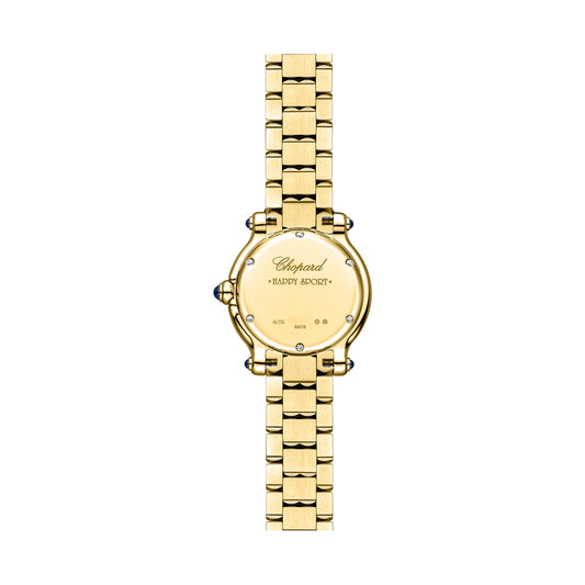 Chopard Happy Sport watch in 18k ethical yellow gold, view 2