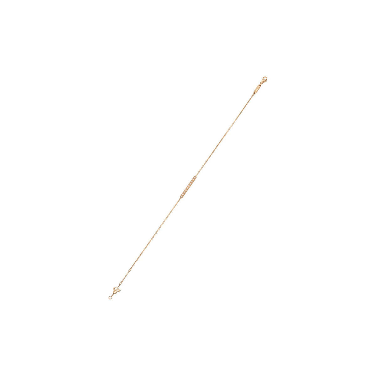Chopard Ice Cube bracelet in 18k ethical rose gold with diamonds view 3