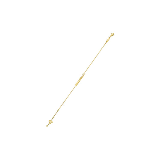 Chopard Ice Cube bracelet in 18k ethical yellow gold with diamonds view 2