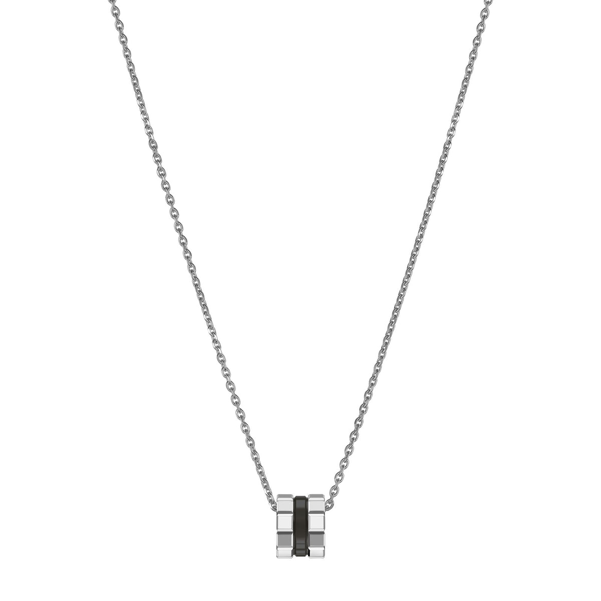 Chopard Ice Cube pendant in 18k ethical white gold and ceramic, view 4