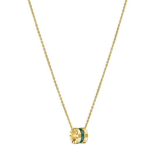 Chopard Ice Cube pendant in ethical yellow gold and ceramic, view 2