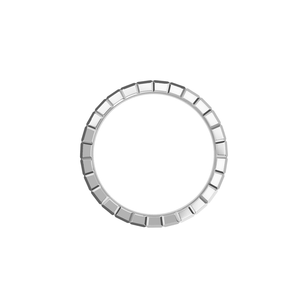 Chopard Ice Cube ring in 18k ethical white gold with diamonds, view 3