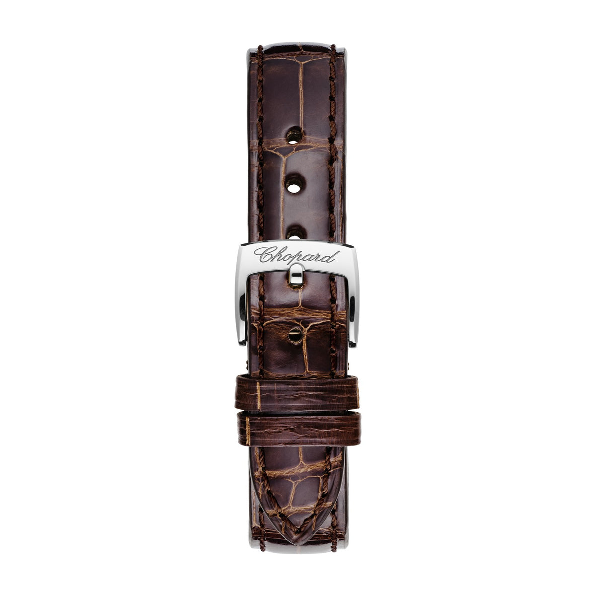 Chopard IMPERIALE watch in 18k ethical rose gold and stainless steel, view 4