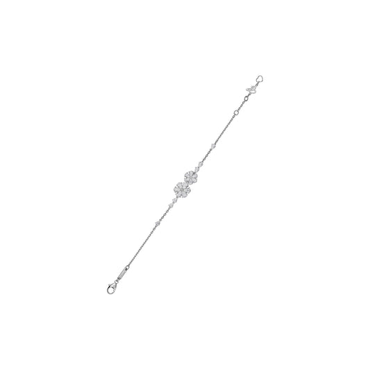 Chopard L'Heure du Diamant bracelet in 18k ethical white gold with diamonds view 2