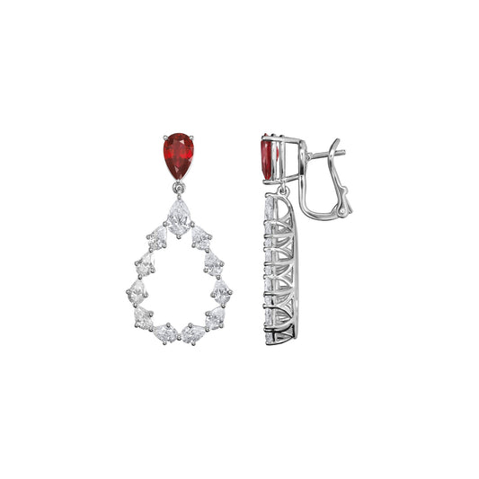Chopard L'Heure du Diamant earrings in 18k ethical white gold with diamonds view 2