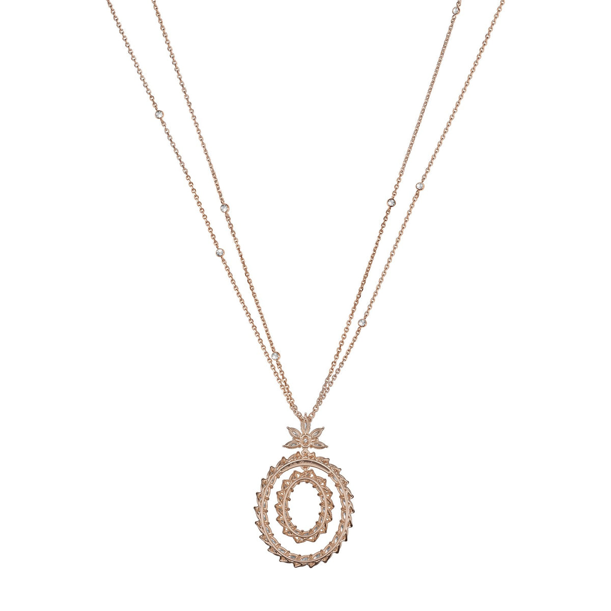 Chopard L'Heure du Diamant pendant in 18k ethical rose gold with diamonds, view 4