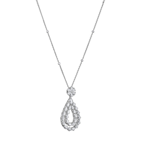 Chopard L'Heure du Diamant pendant in 18k ethical white gold with diamonds, view 2