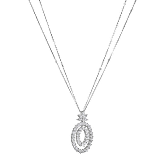 Chopard L'Heure du Diamant pendant in 18k ethical white gold with diamonds, view 2