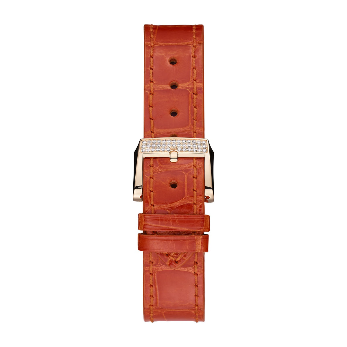 Chopard L.U.C watch in 18k ethical rose gold with diamonds, view 3