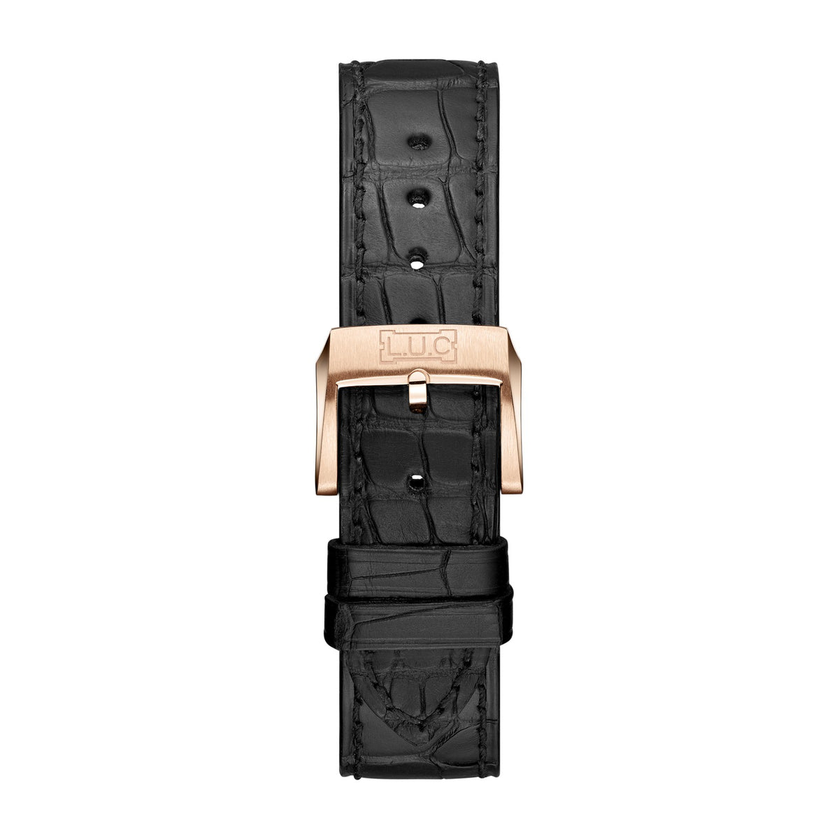 Chopard L.U.C watch in 18k ethical rose gold, view 4