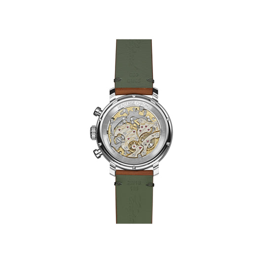 Chopard L.U.C watch in stainless steel, view 2