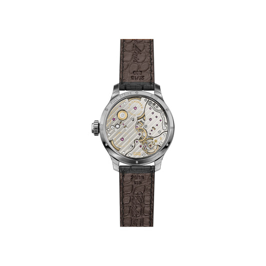Chopard L.U.C watch in stainless steel, view 2