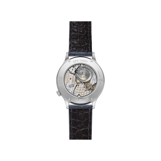 Chopard L.U.C watch in 18k ethical white gold, view 2