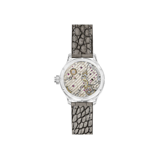 Chopard L.U.C watch in sapphire and ethical white gold with sapphires, view 2