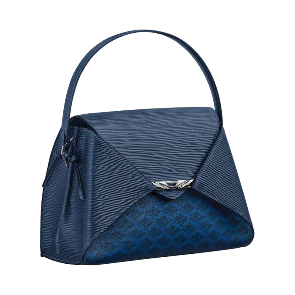 VERTU FOLDED V CATENA WORK HANDBAG SPAR BLUE, view 3