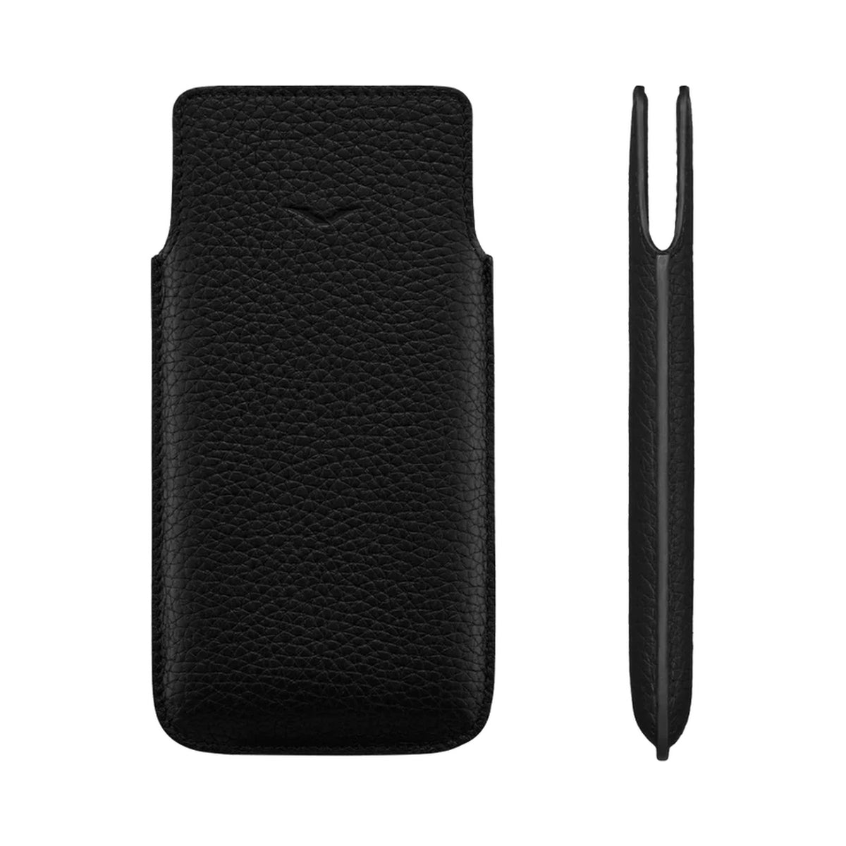 VERTU IVERTU AND METAVERTU CALF LEATHER SLIP CASE BLACK, view 1