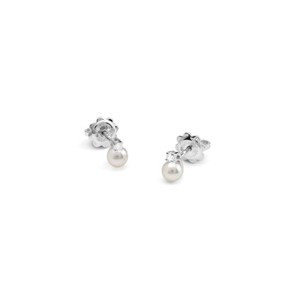 Damiani Le Perle Earrings 20012452, White gold, diamonds and pearls earrings
