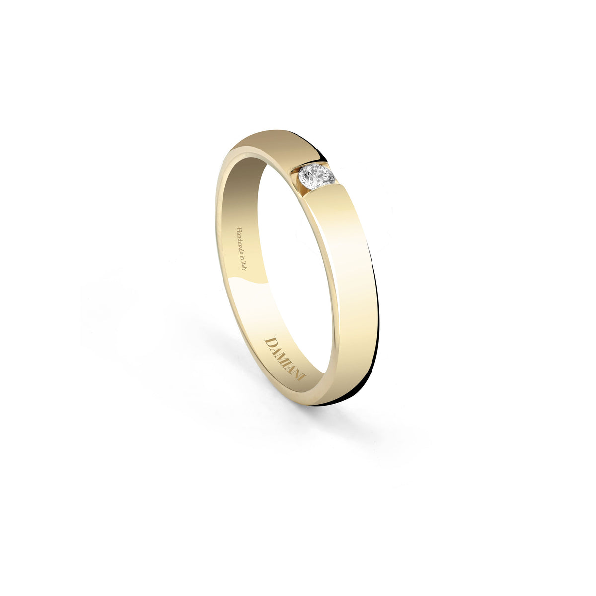 Damiani Veramore Ring 20035769, An 18k yellow gold ring set with diamonds