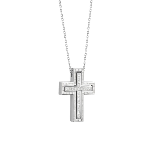 Damiani Belle Epoque Necklace 20055758, An 18k white gold necklace set with diamonds
