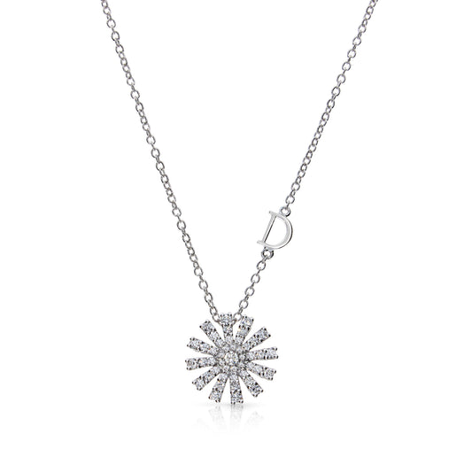 Damiani Margherita Necklace 20072756, An 18k white gold necklace set with diamonds