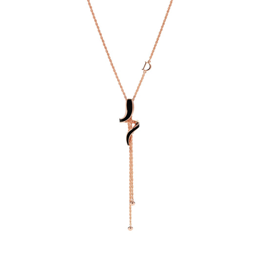 Damiani Eden Necklace 20073054, An 18k rose gold necklace set with diamonds