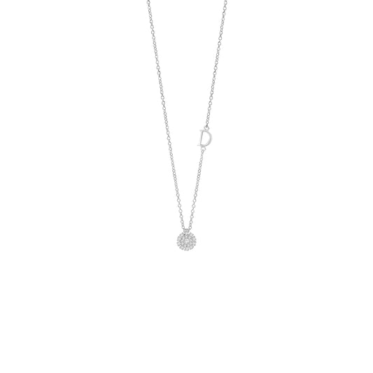 Damiani Margherita Necklace 20074583, An 18k white gold necklace set with diamonds