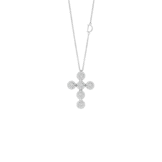 Damiani Margherita Necklace 20074590, An 18k white gold necklace set with diamonds