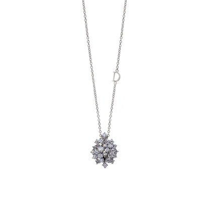 Damiani Mimosa Necklace 20075402, An 18k white gold necklace set with diamonds