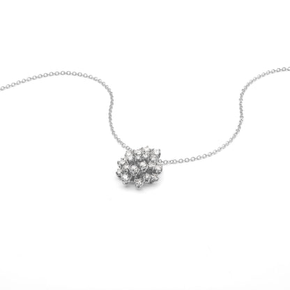 Damiani Mimosa Necklace 20075402, An 18k white gold necklace set with diamonds