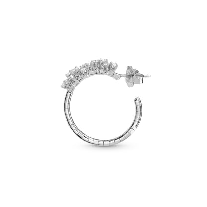 Damiani Mimosa Earrings 20078493, White gold and diamonds earrings