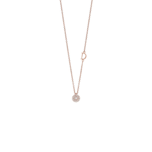 Damiani Margherita Necklace 20084675, An 18k rose gold necklace set with diamonds