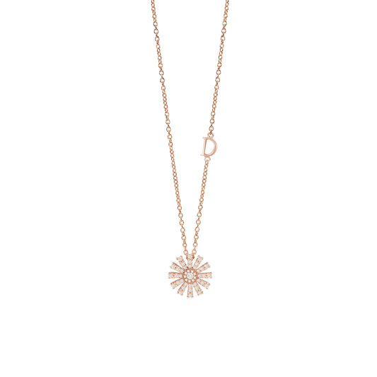 Damiani Margherita Necklace 20084677, An 18k rose gold necklace set with diamonds