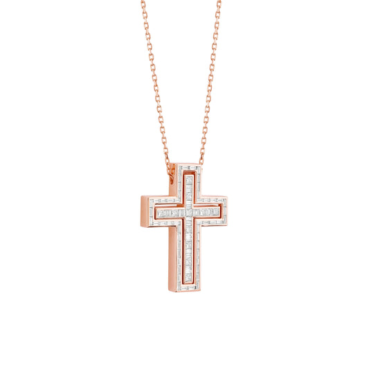 Damiani Belle Epoque Necklace 20088110, An 18k rose gold necklace set with diamonds