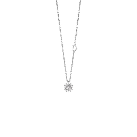Damiani Margherita Necklace 20088140, An 18k white gold necklace set with diamonds