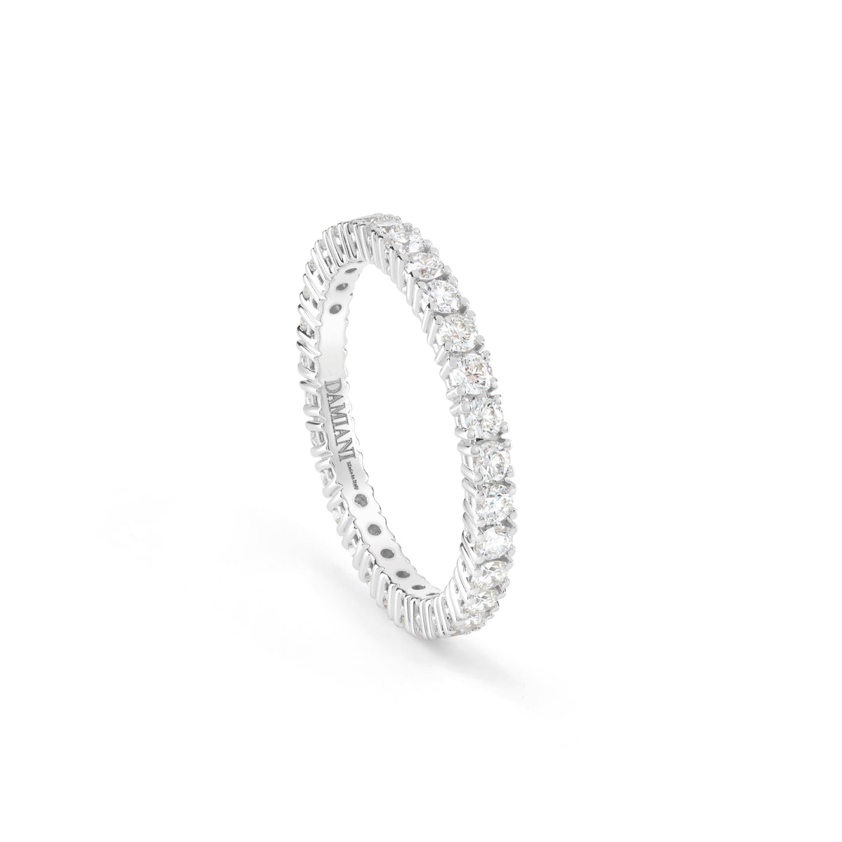 Damiani Veramore Ring 20090834, An 18k white gold ring set with diamonds