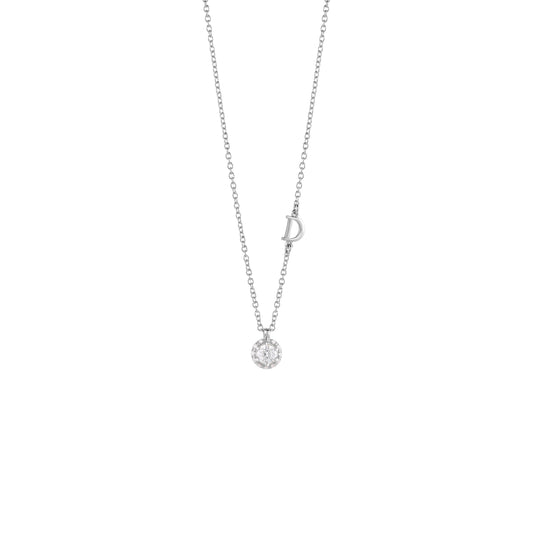 Damiani Minou Necklace 20091059, An 18k white gold necklace set with diamonds