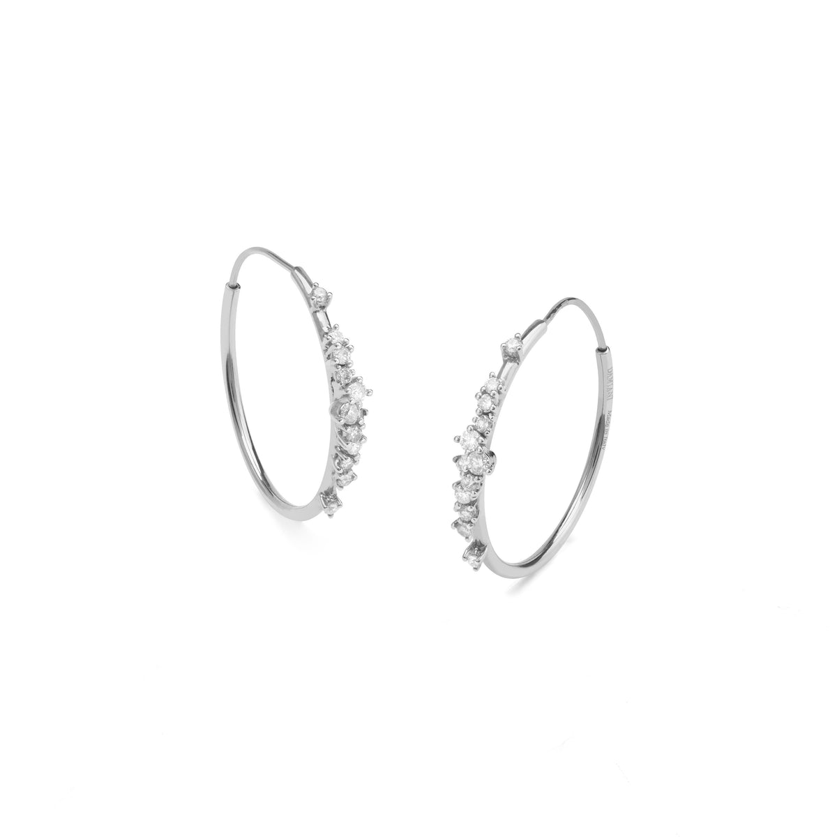 Damiani Mimosa Earrings 20091244, White gold and diamond earrings