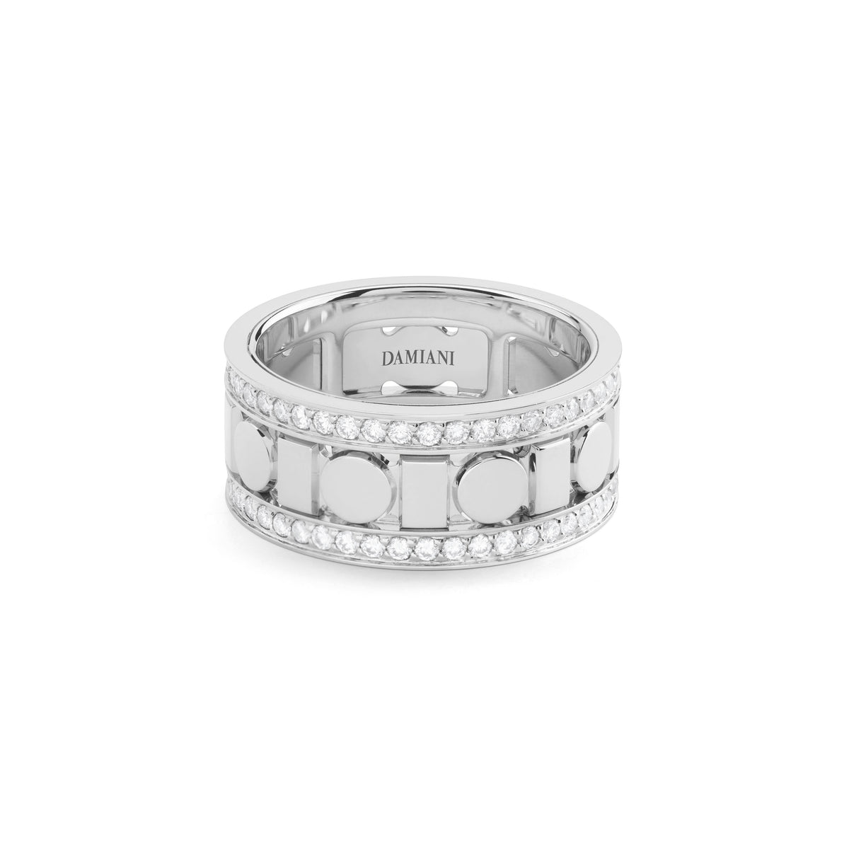 Damiani Belle Epoque Ring 20093138, An 18k white gold ring set with diamonds