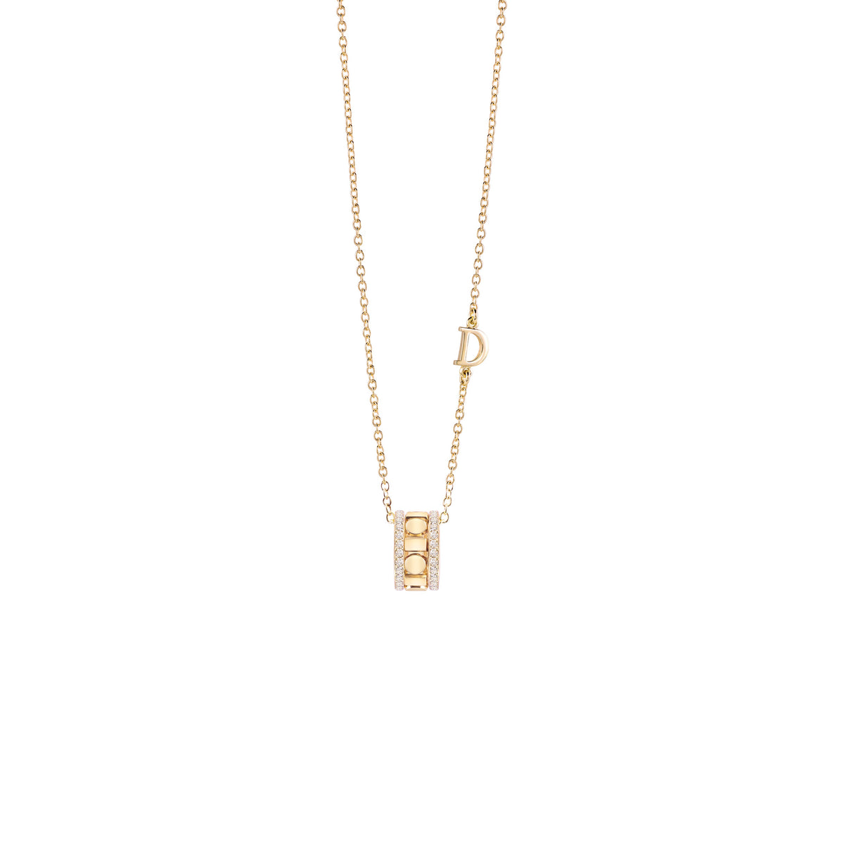 Damiani Belle Epoque Necklace 20093324, An 18k yellow gold necklace set with diamonds