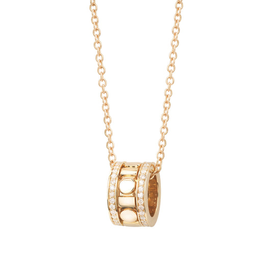 Damiani Belle Epoque Necklace 20093324, An 18k yellow gold necklace set with diamonds