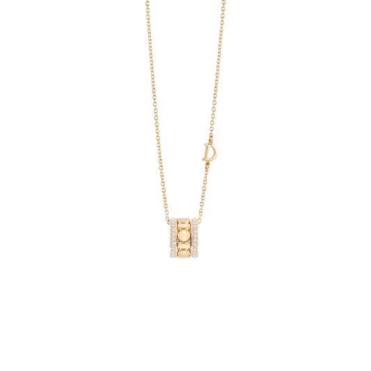 Damiani Belle Epoque Necklace 20093328, An 18k yellow gold necklace set with diamonds