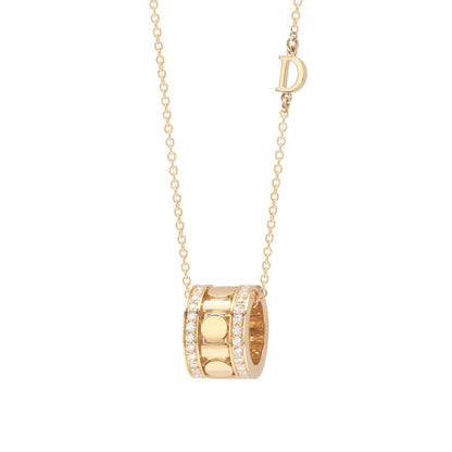 Damiani Belle Epoque Necklace 20093328, An 18k yellow gold necklace set with diamonds