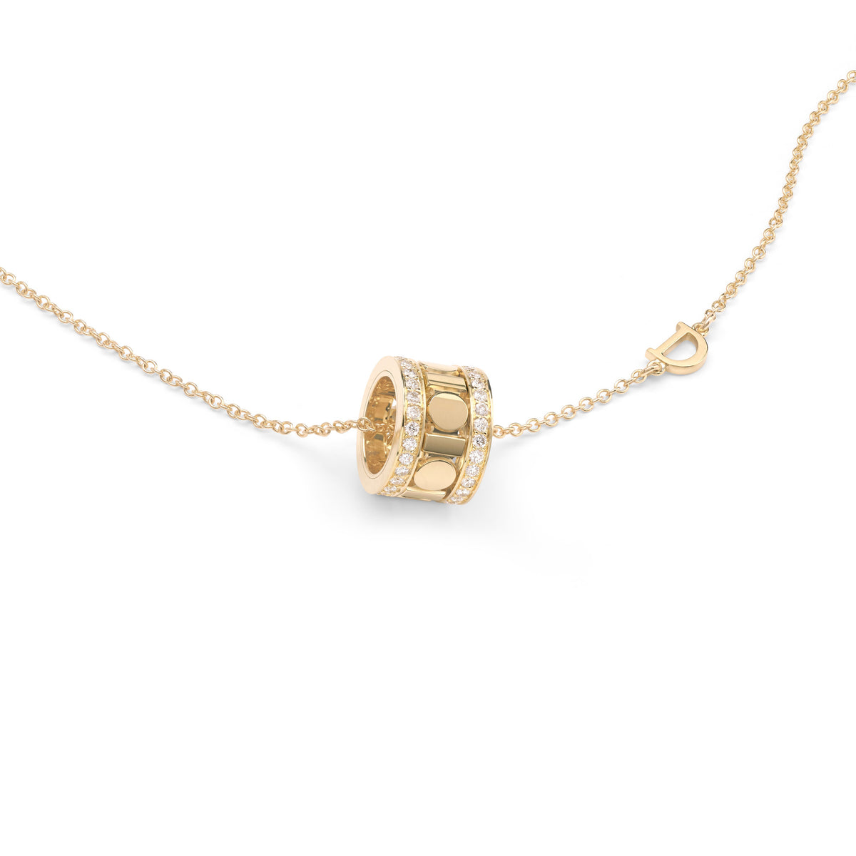 Damiani Belle Epoque Necklace 20093328, An 18k yellow gold necklace set with diamonds