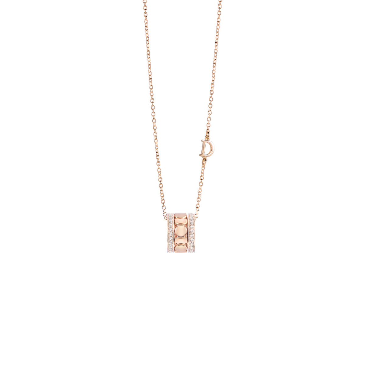 Damiani Belle Epoque Necklace 20093329, An 18k rose gold necklace set with diamonds