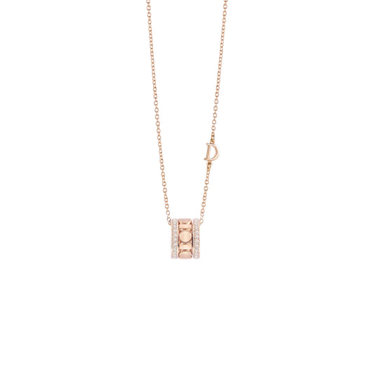 Damiani Belle Epoque Necklace 20093329, An 18k rose gold necklace set with diamonds
