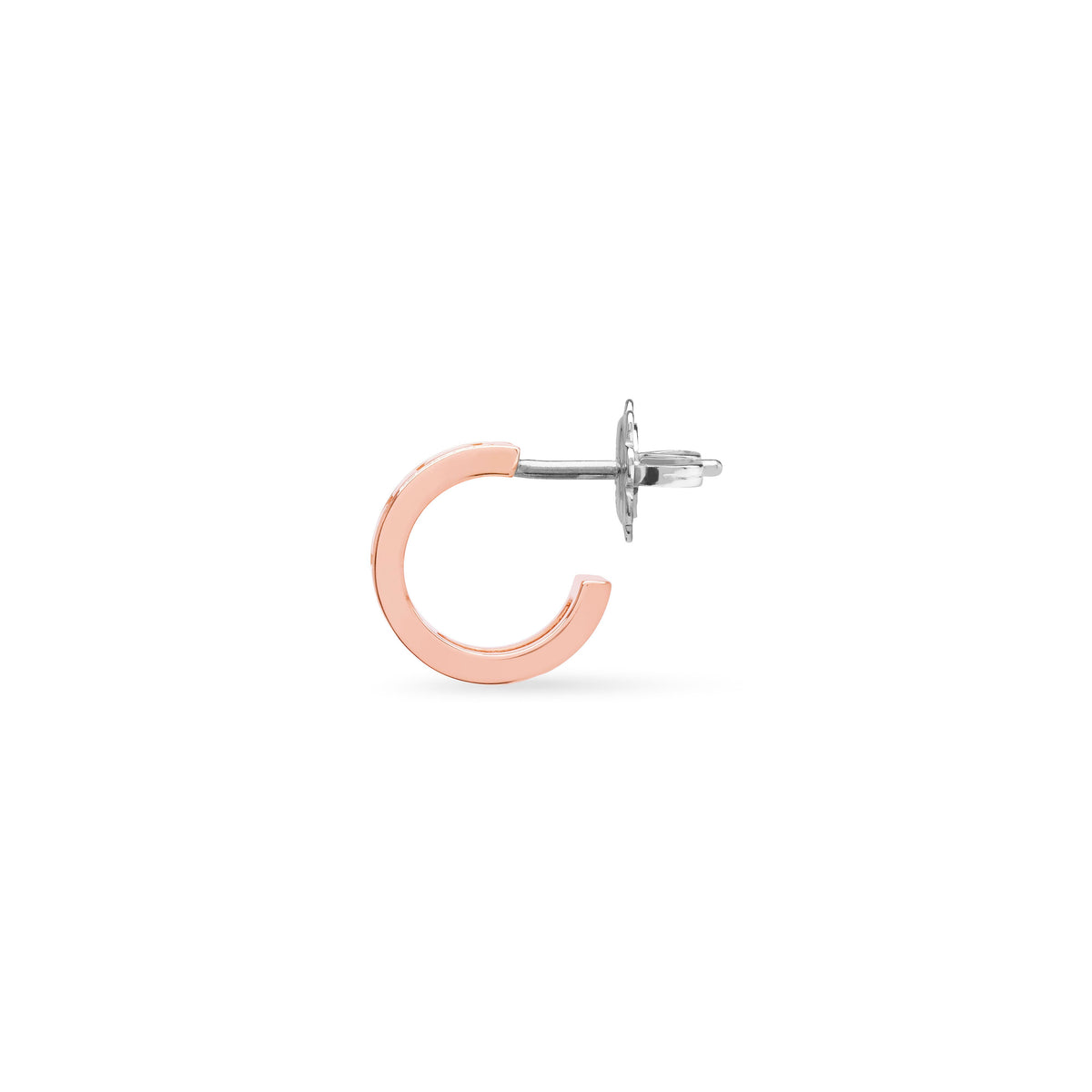 Damiani Belle Epoque Earrings 20093333, A pair of 18k rose gold earrings set with diamonds