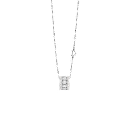 Damiani Belle Epoque Necklace 20094034, An 18k white gold necklace set with diamonds