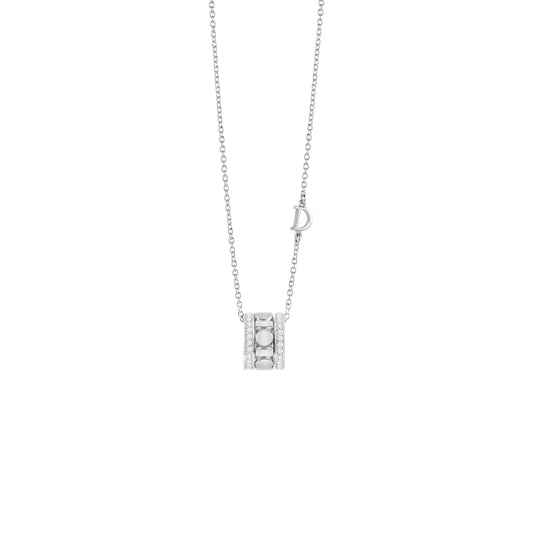 Damiani Belle Epoque Necklace 20094034, An 18k white gold necklace set with diamonds