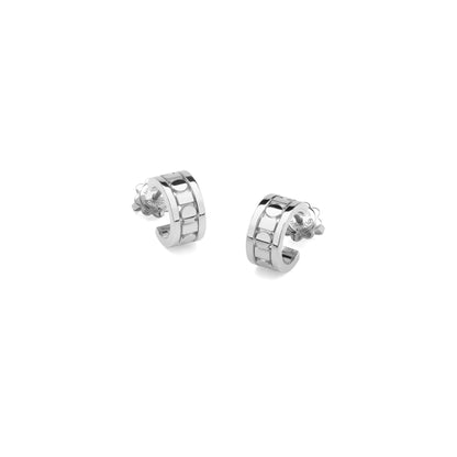 Damiani Belle Epoque Earrings 20094035, A pair of 18k white gold earrings